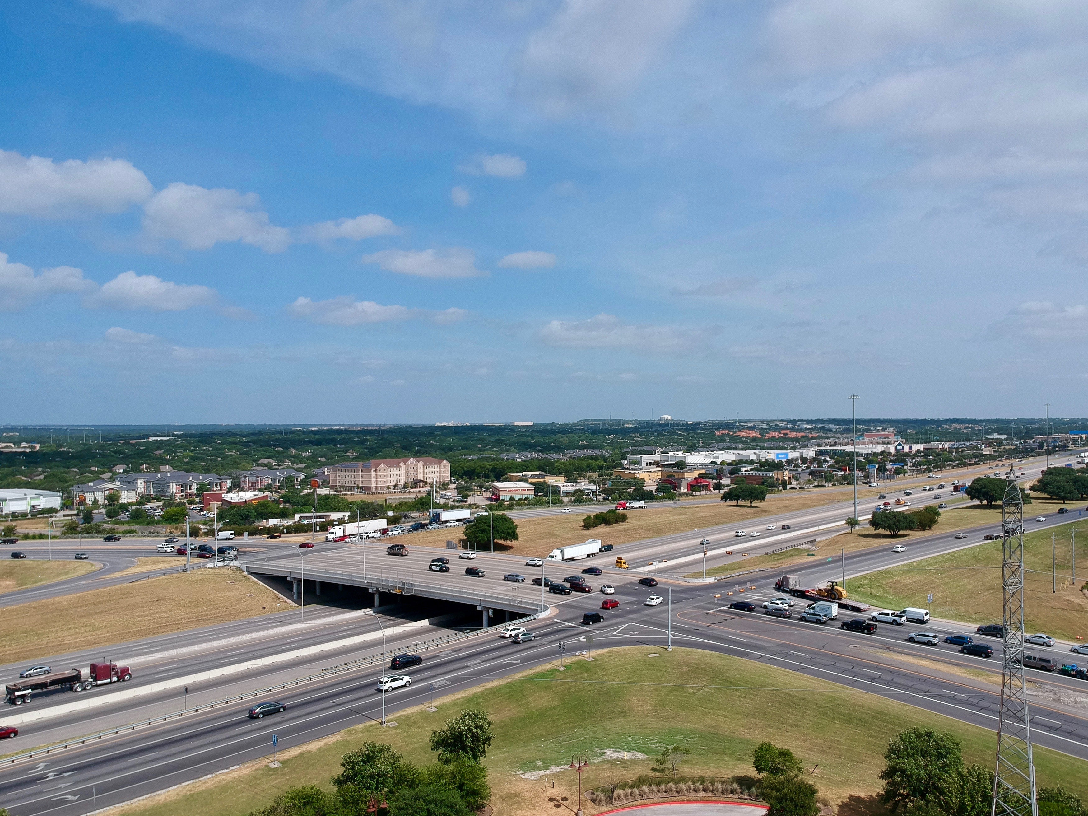 I-35 at Parmer Lane progress - August 2019
